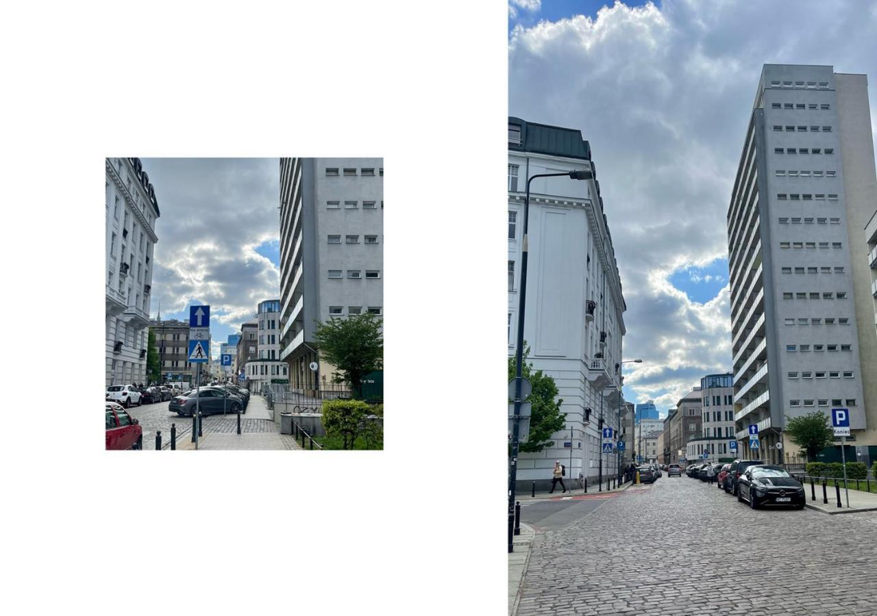 Ferienwohnung Atelier W Sercu Warszawy Z Panoramicznym Widokiem Warschau Exterior foto