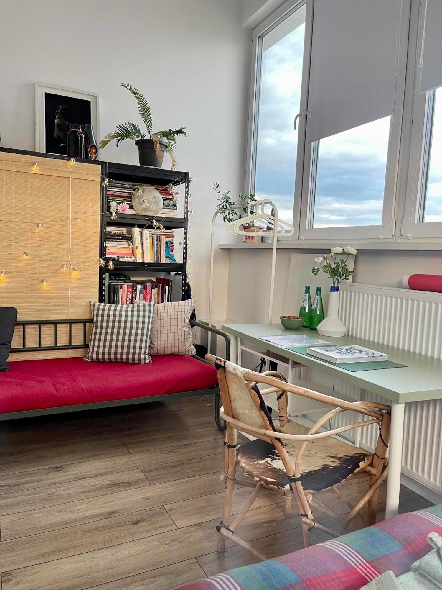 Ferienwohnung Atelier W Sercu Warszawy Z Panoramicznym Widokiem Warschau Exterior foto