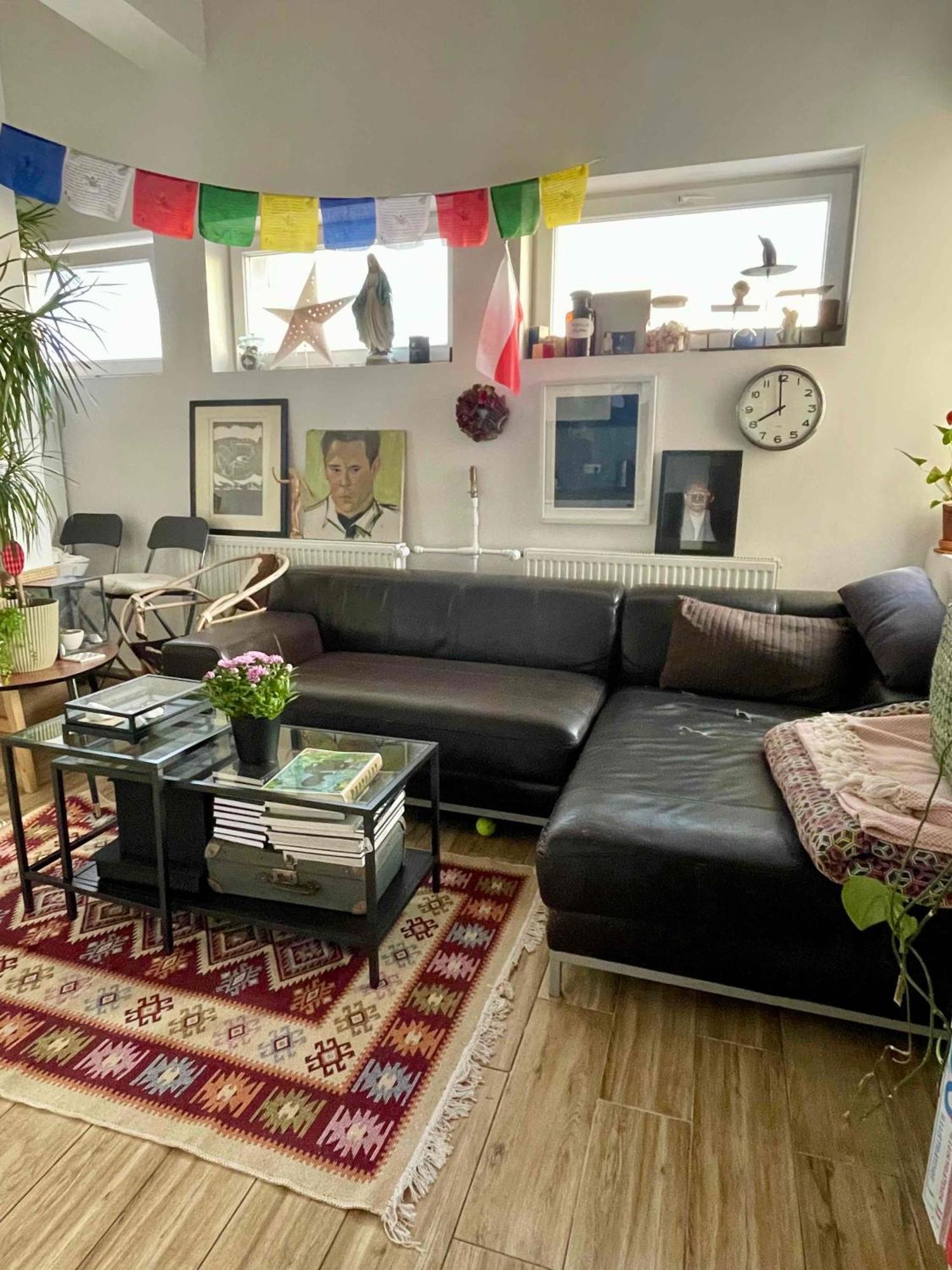 Ferienwohnung Atelier W Sercu Warszawy Z Panoramicznym Widokiem Warschau Exterior foto